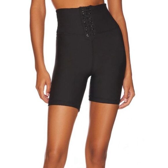 WeWoreWhat Lace-Up Biker‎ Short Size Small (F18) - Picture 1 of 8